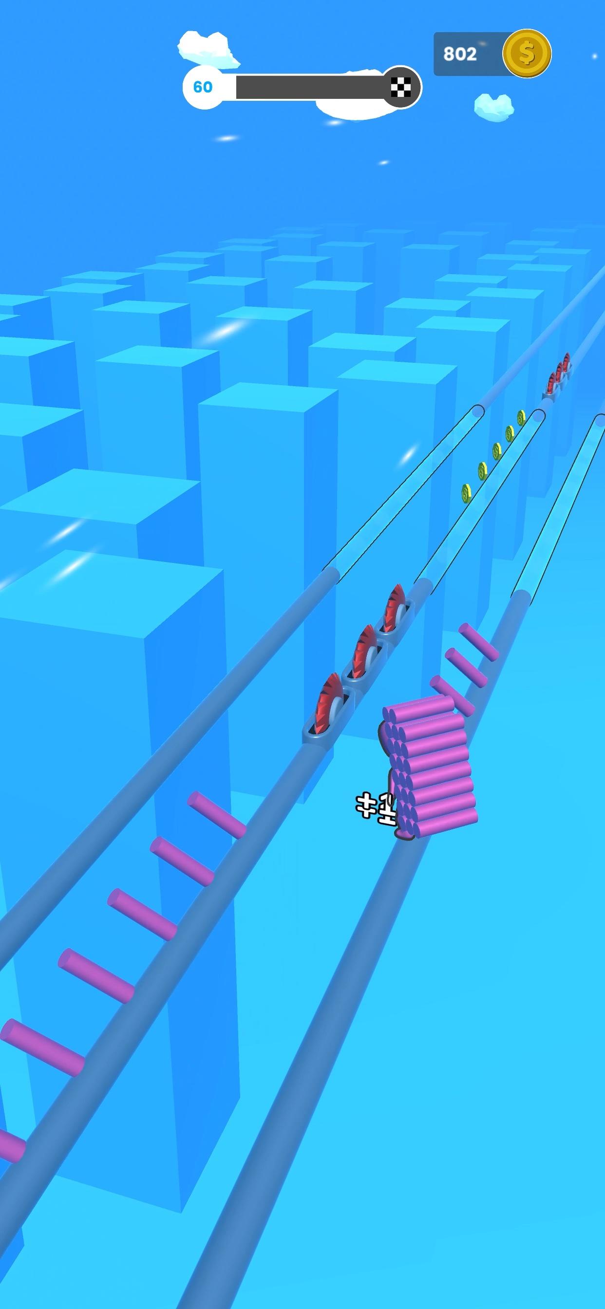 Cuplikan Layar Game Rail Surfer 3D