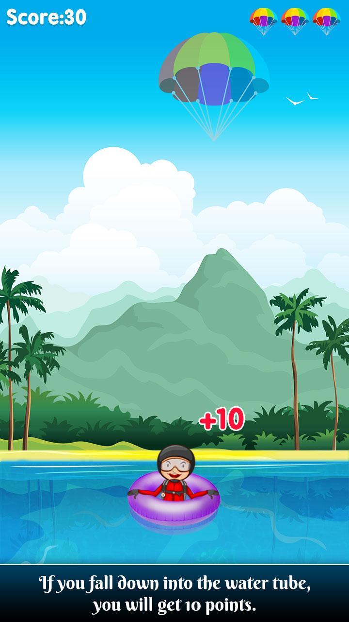 Parachute Jump : Sky Dive Game Game Screenshot