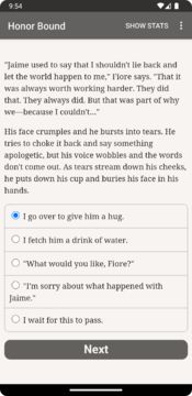 Cuplikan Layar Game Honor Bound