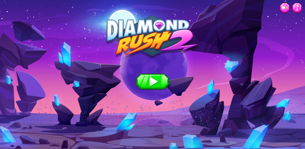 Diamond Rush 2 Game Screenshot