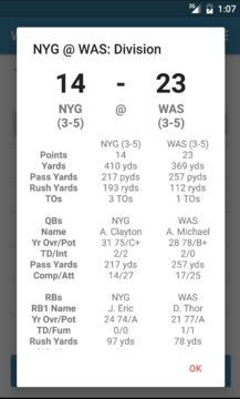 Pro Football Coach Game Screenshot
