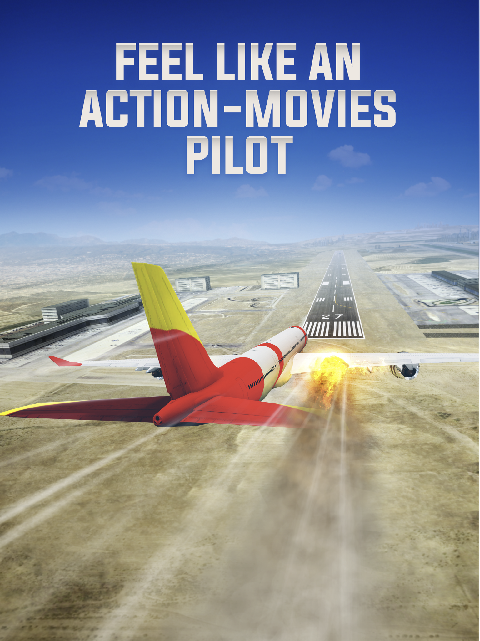 Cuplikan Layar Game Flight Alert Simulator 3D Free