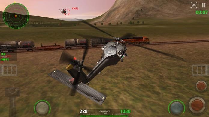 Helicopter Sim Pro Hellfire Game Screenshot