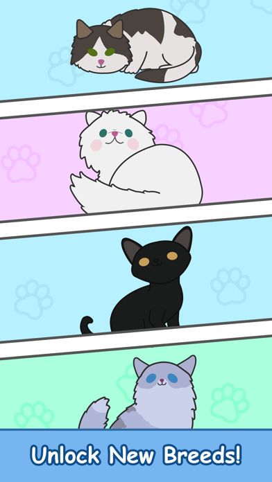 Cats Tower - Merge Kittens! 게임 스크린 샷