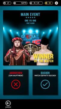 Wrestling Manager Mobile Game Screenshot