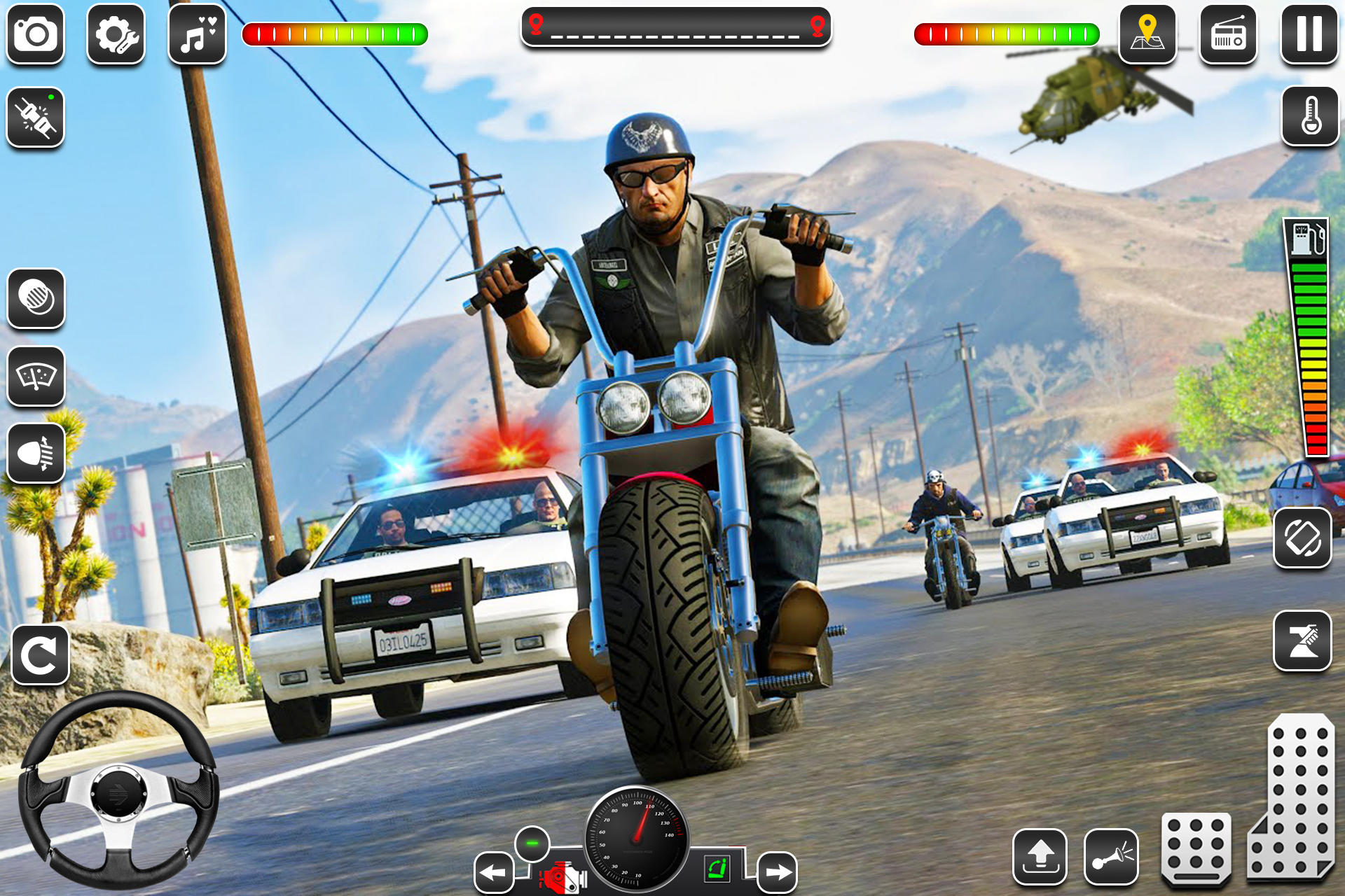 Screenshot 2 of Police Moto Bike Cop Games 3d 