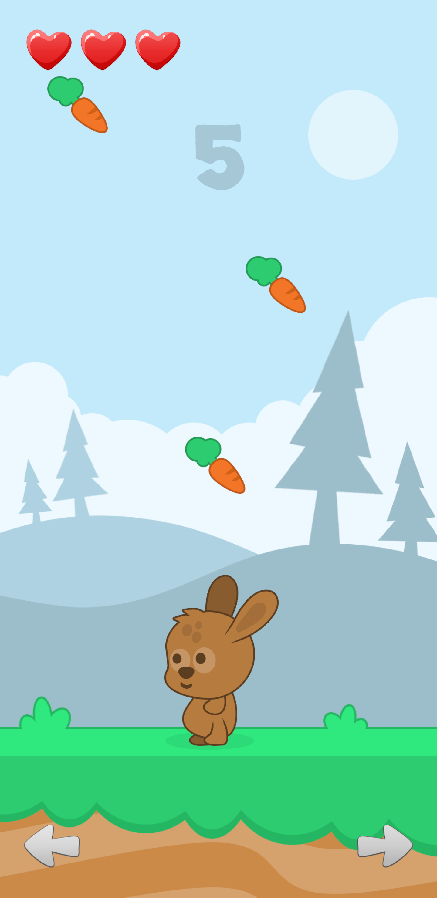 Carrot Hunter! 2 Game Screenshot