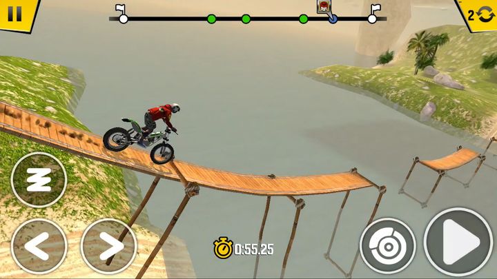 Screenshot 1 of 試用 Xtreme 4 自行車賽車 2.14.7