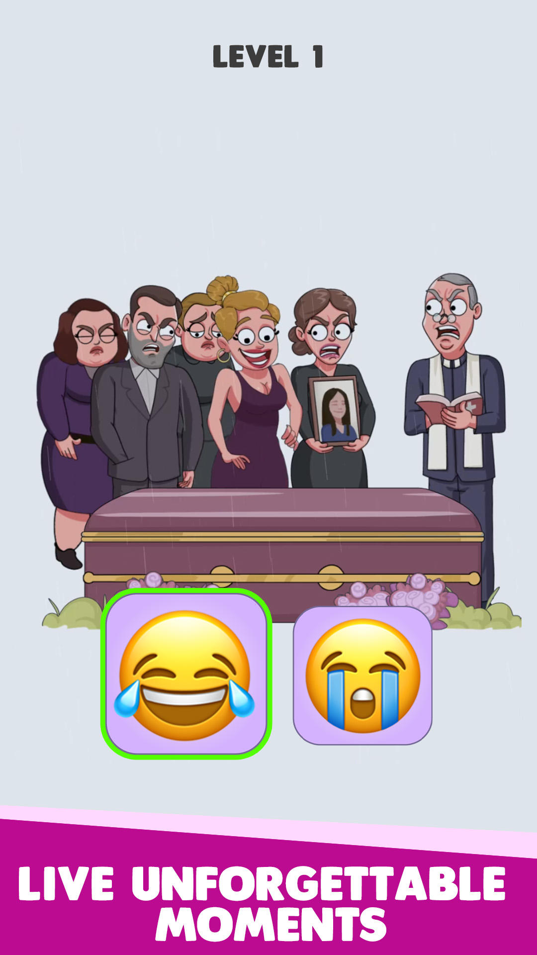 Captura de Tela do Jogo Emoji Cases