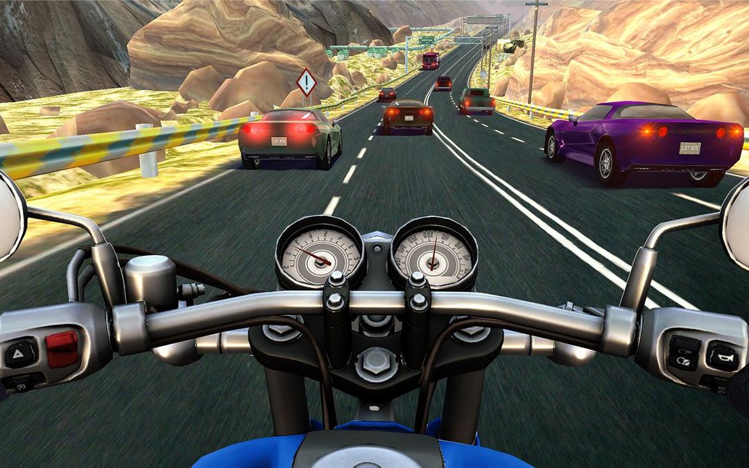 Bike Rider Mobile: Racing Duels & Highway Traffic 게임 스크린 샷