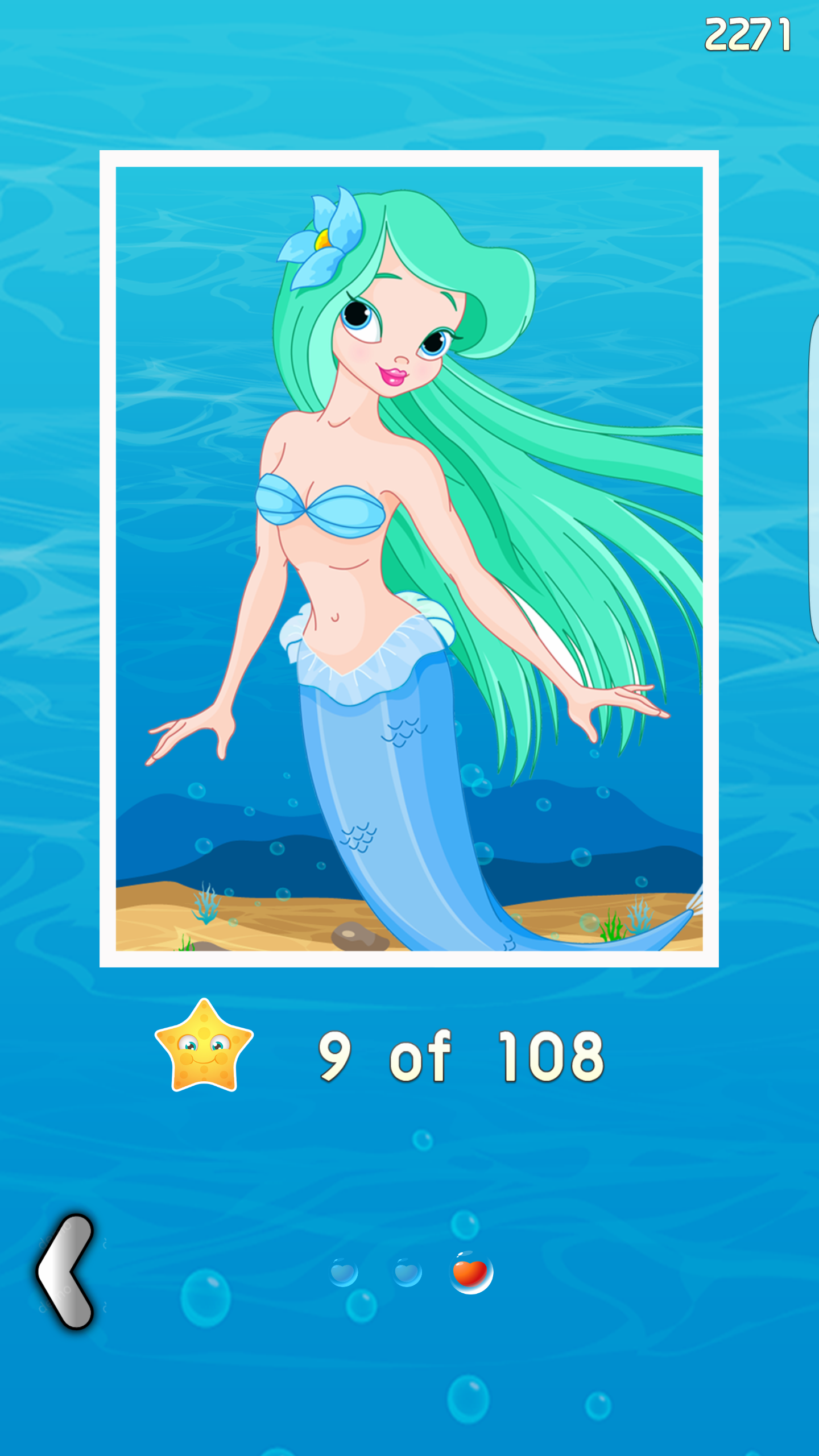 Cuplikan Layar Game Bubble Shooter - Mermaids