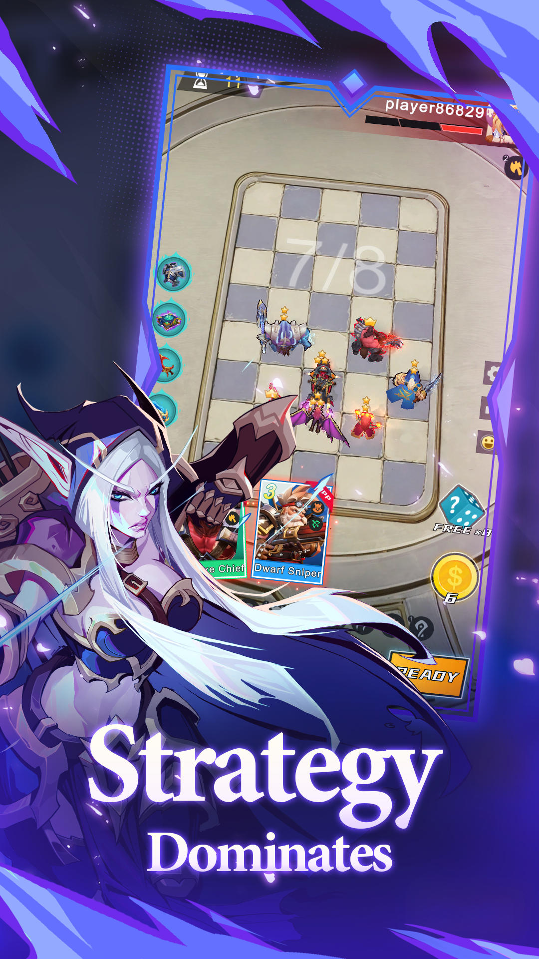 AutoChess Mini Game Screenshot