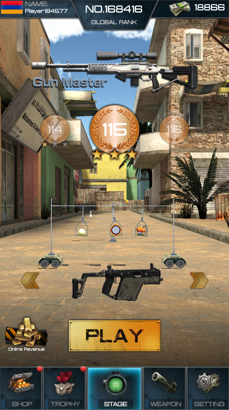 Shooting Target - Gun Master Game Screenshot