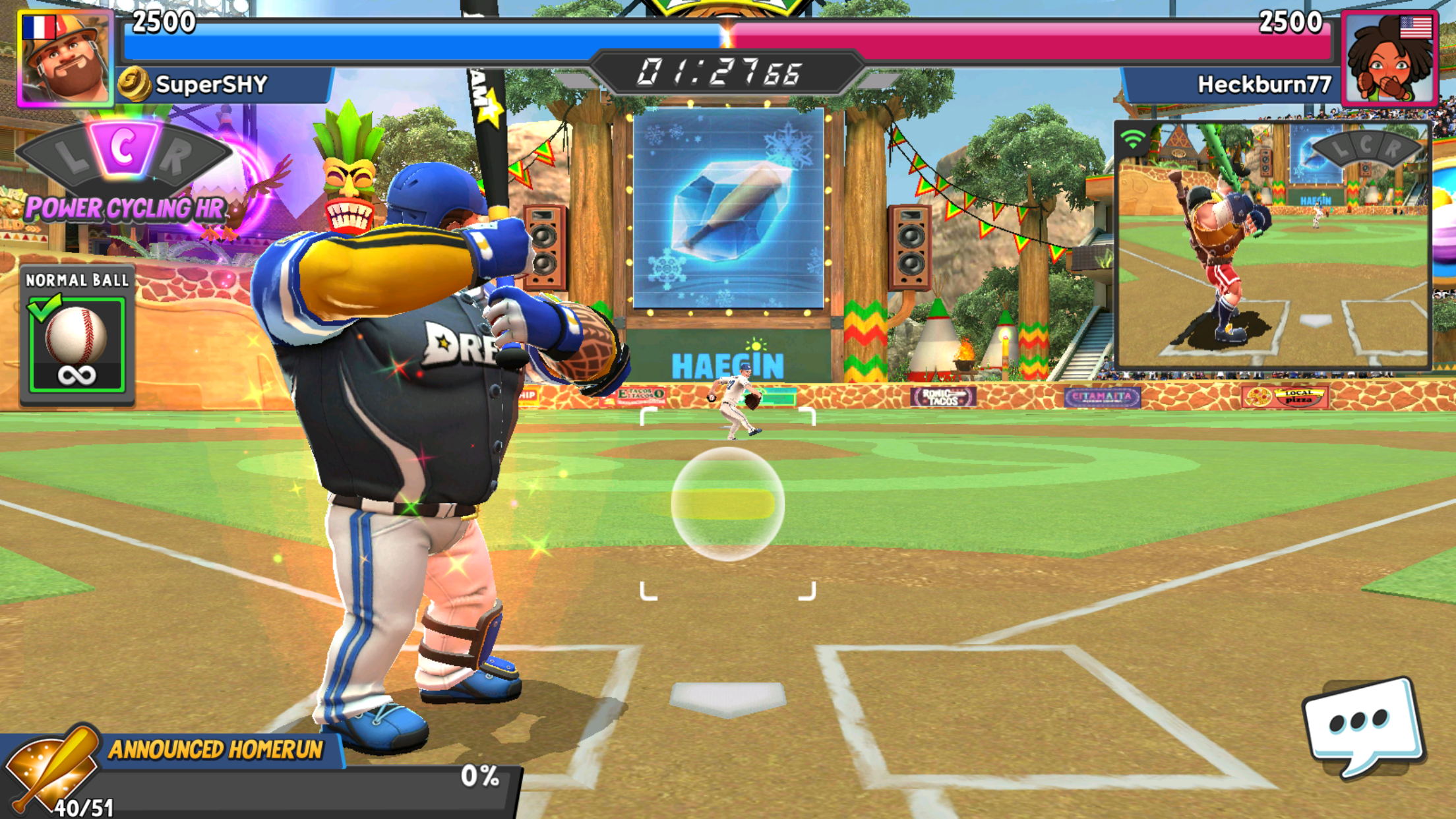 Homerun Clash Game Screenshot