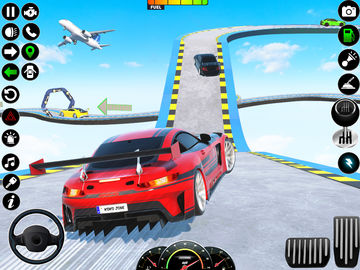 Mega Ramp Car Games: GT Stunts Game Screenshot