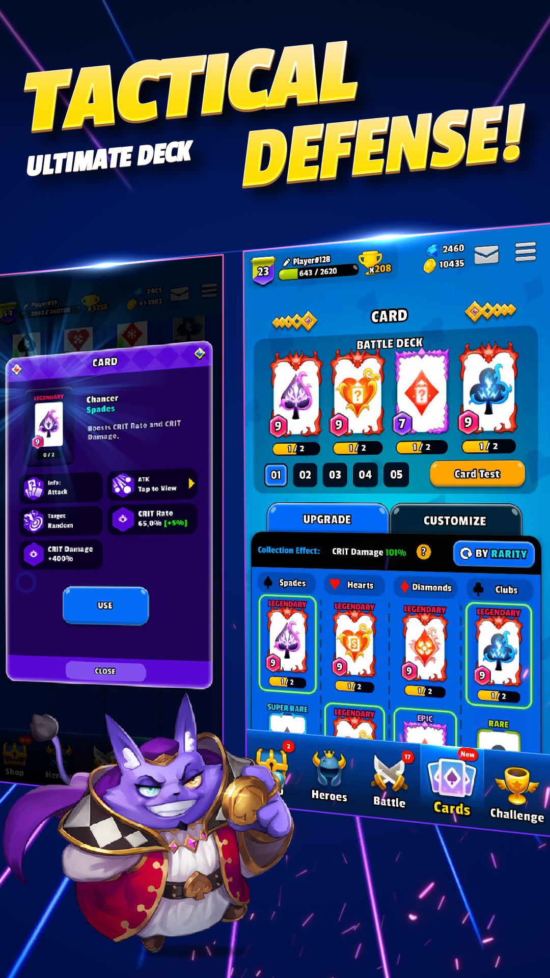 Скриншот игры Poker Tower Defense