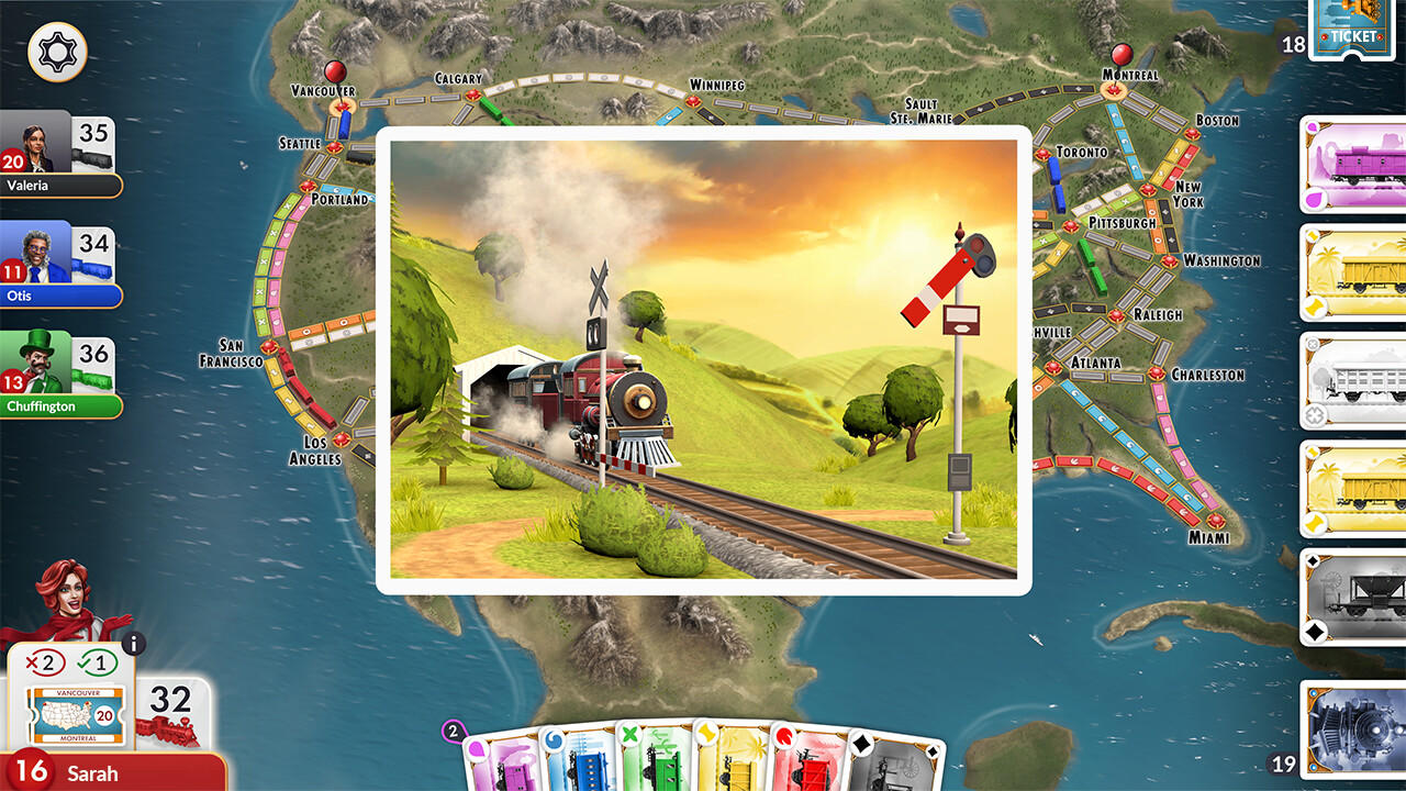 Ticket to Ride screenshot game