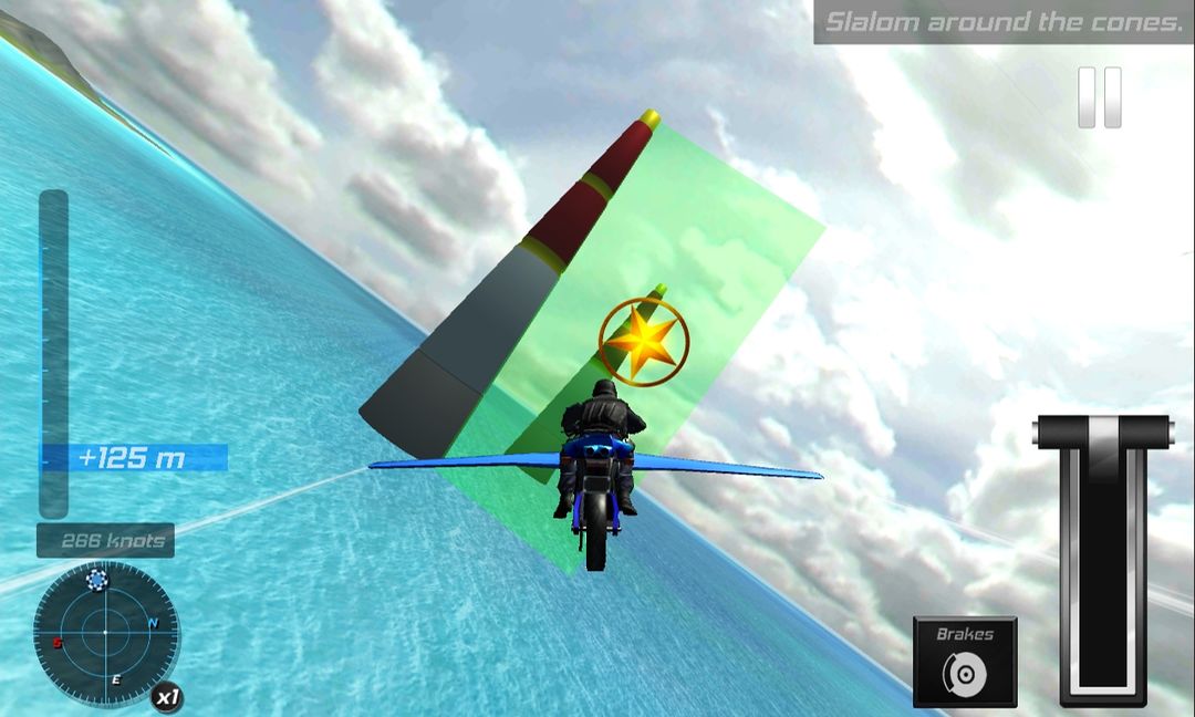 Screenshot of Flying SWAT Police Bike 3D