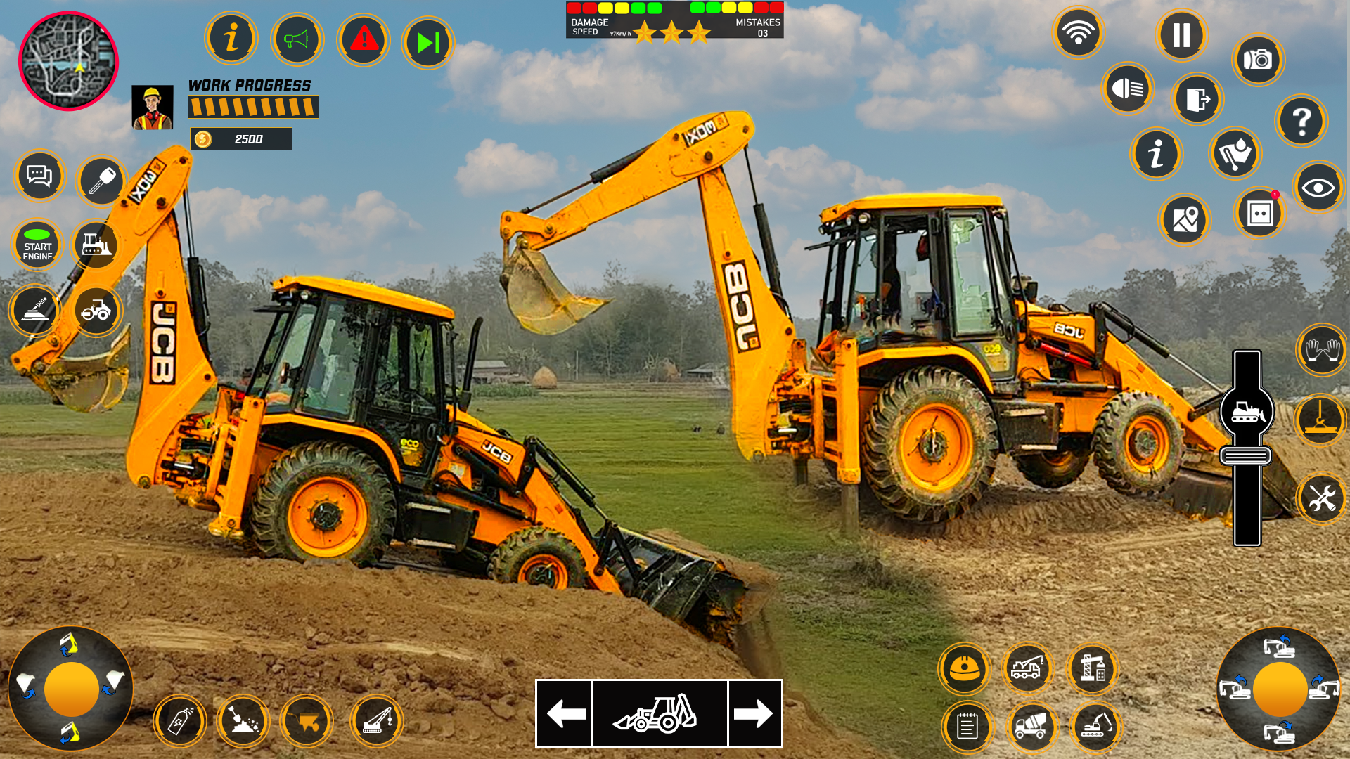 Download do APK de Jogo de Trator Escavadeira JCB para Android