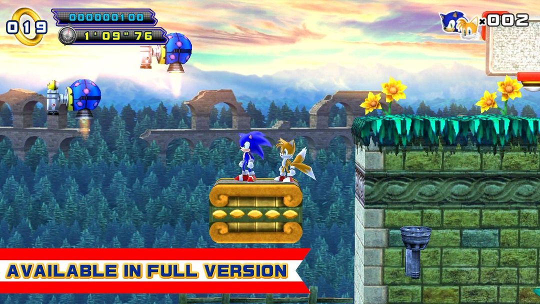 Screenshot of Sonic 4 Episode II LITE