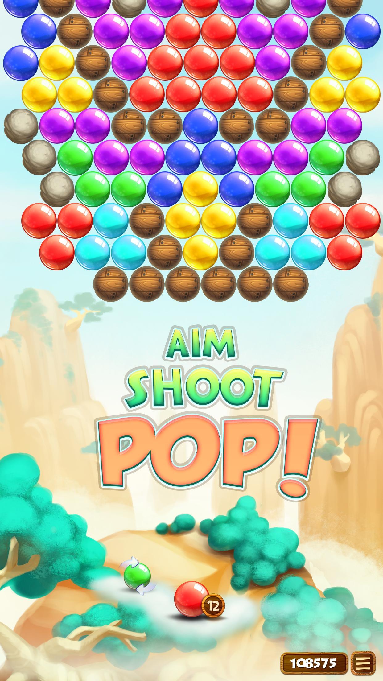 Bubble Shooter Nirvana Game Screenshot