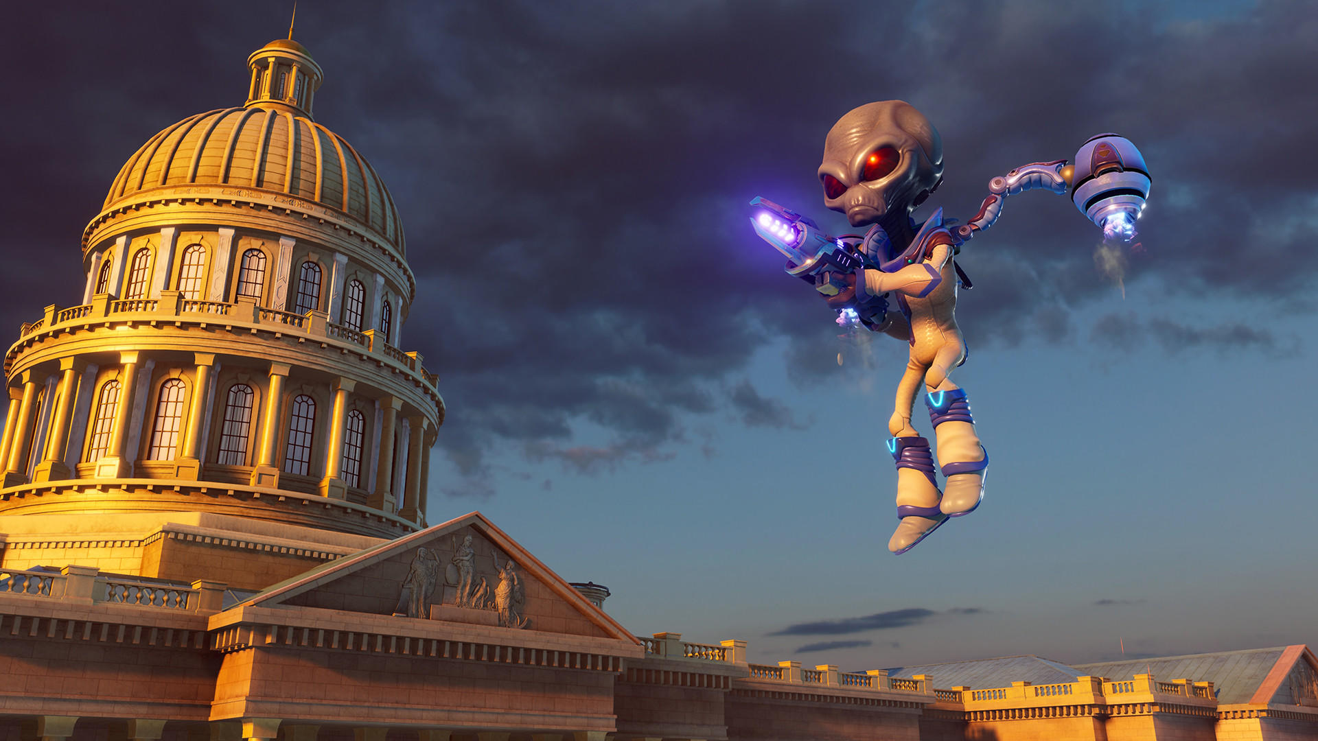 Screenshot of Destroy All Humans!