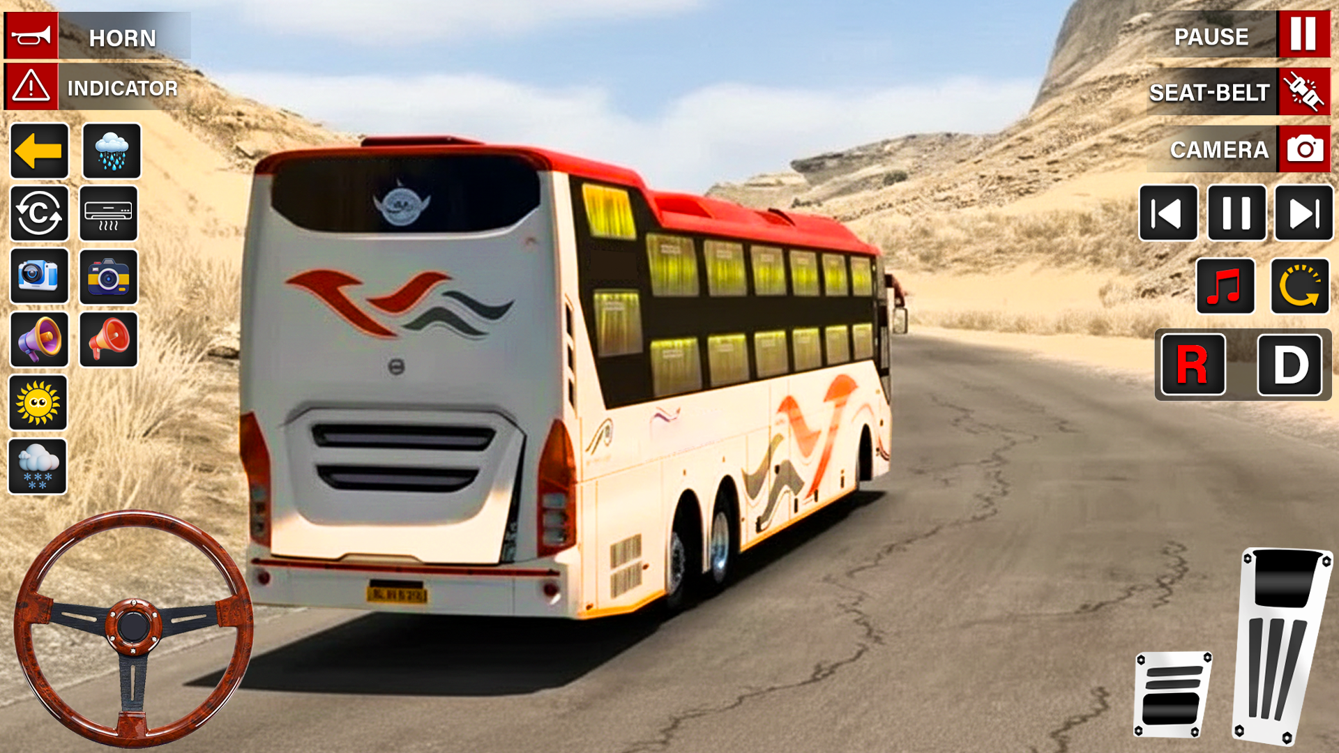 Bus Simulator Modern Bus Drive Game Screenshot