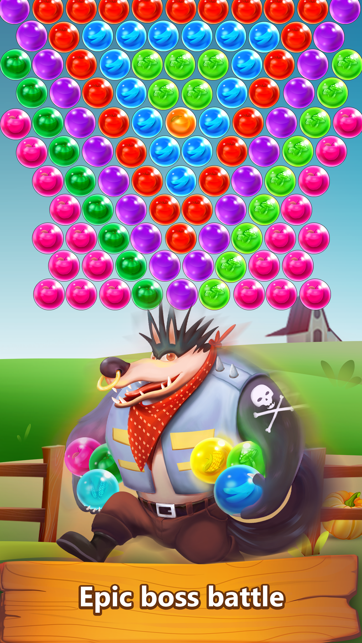 Farm Pop : Bubble Shooter 2025 Game Screenshot