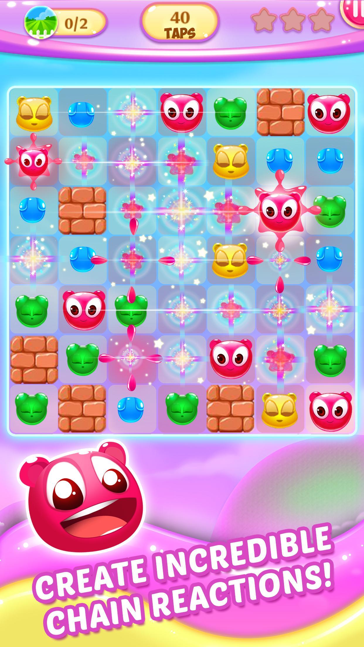 Gummy Pop: Chain Reaction Game Game Screenshot