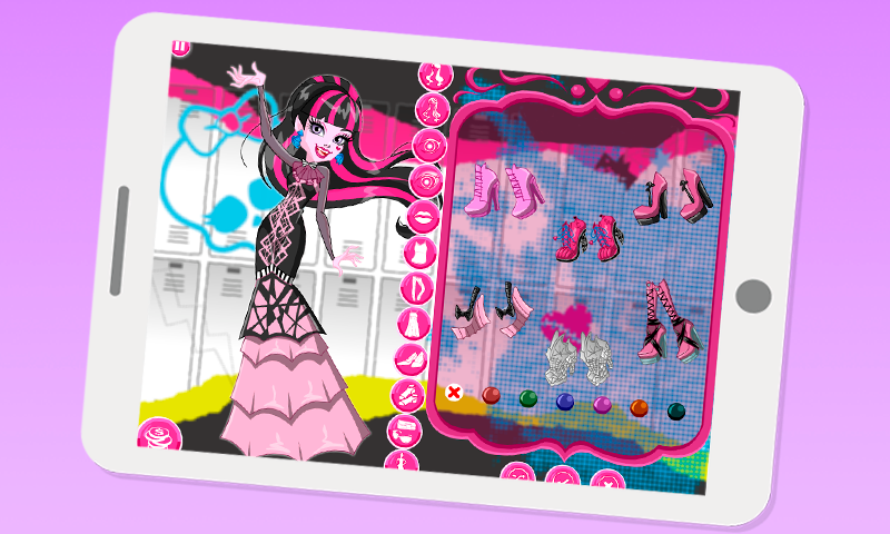 Captura de Tela do Jogo Dress up Draculaura