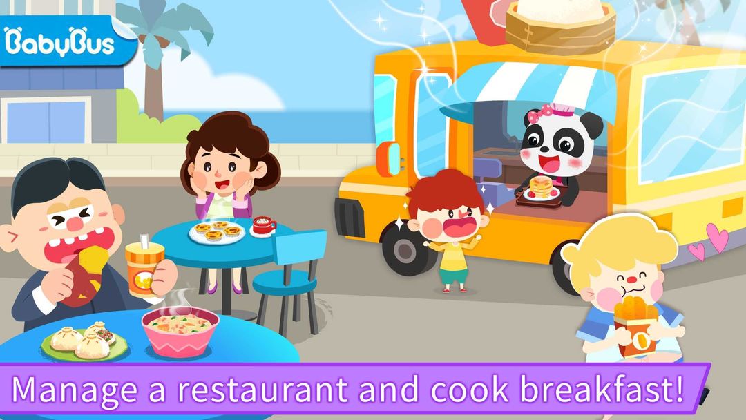 Screenshot of Baby Panda's Breakfast Cooking