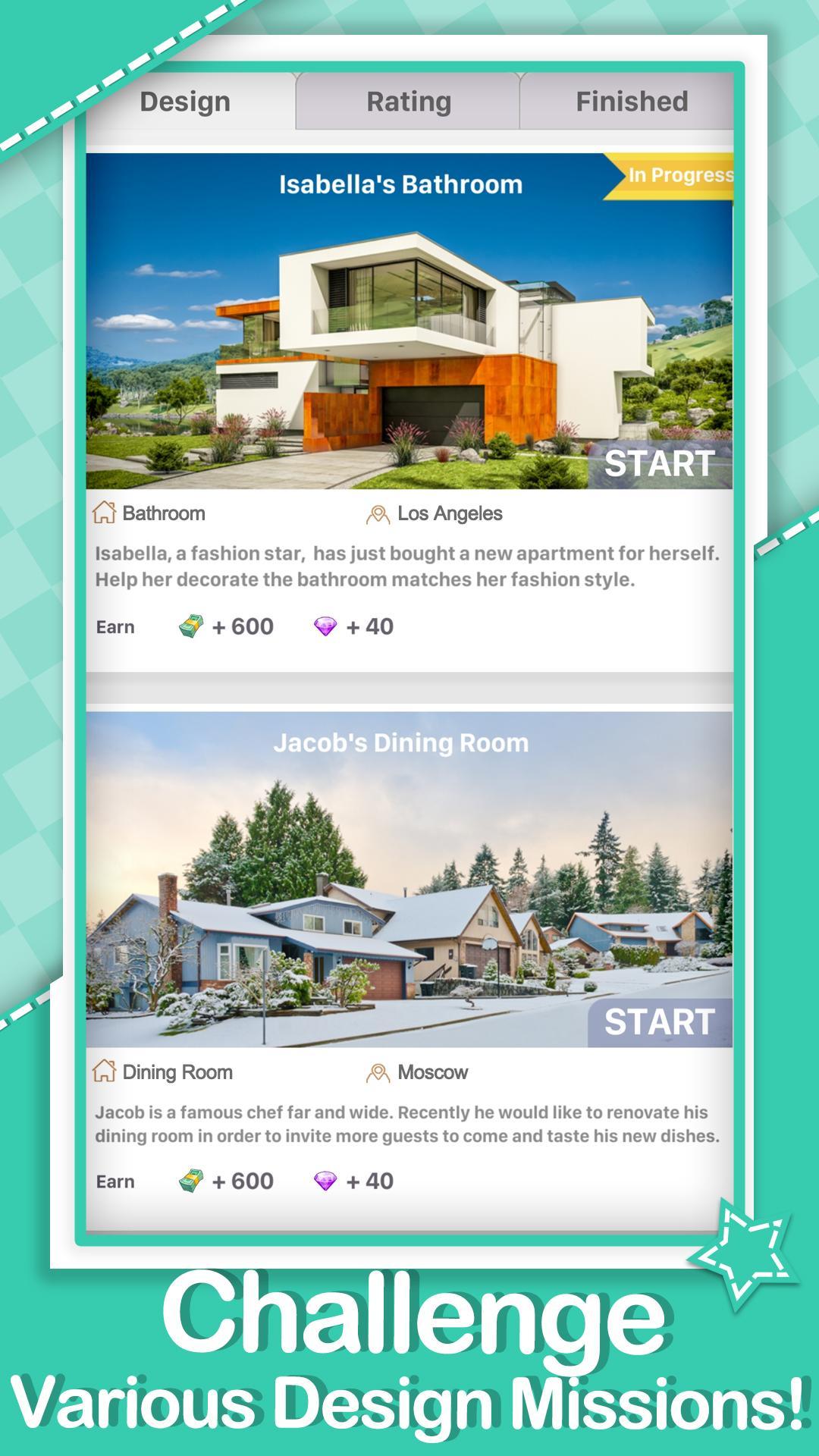 Home Maker: Design Home Dream Home Decorating Game Game Screenshot