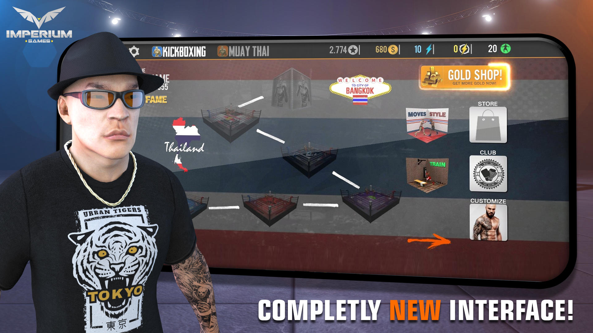 Muay Thai 2 - Fighting Clash Game Screenshot