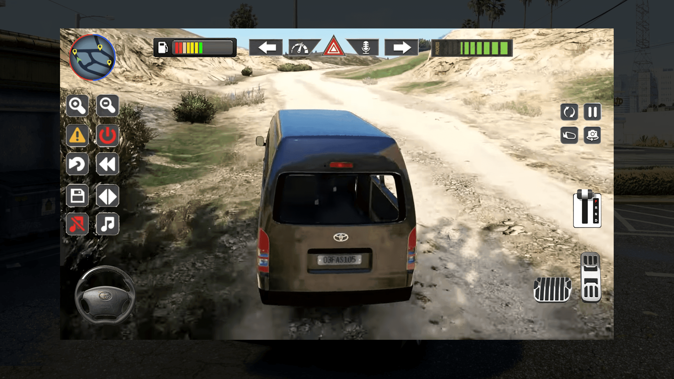 Van Toyota Hiace Simulator遊戲截圖