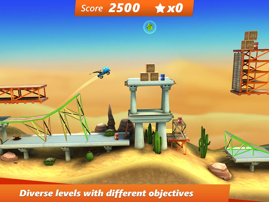 Bridge Constructor Stunts screenshot game