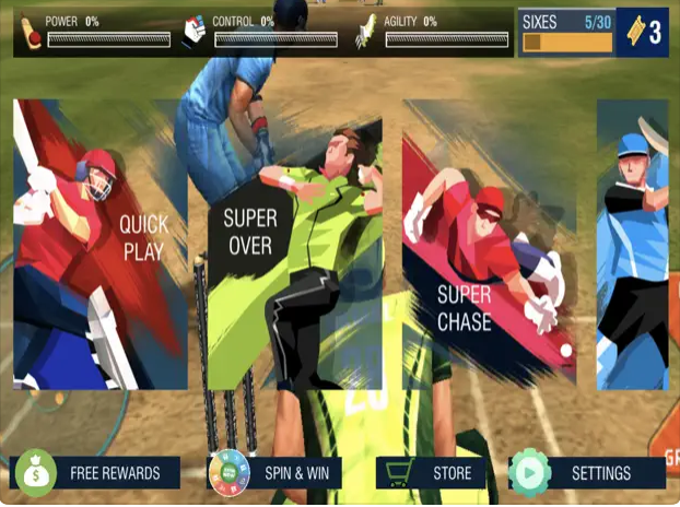 Cricket Revolution ゲームのスクリーンショット