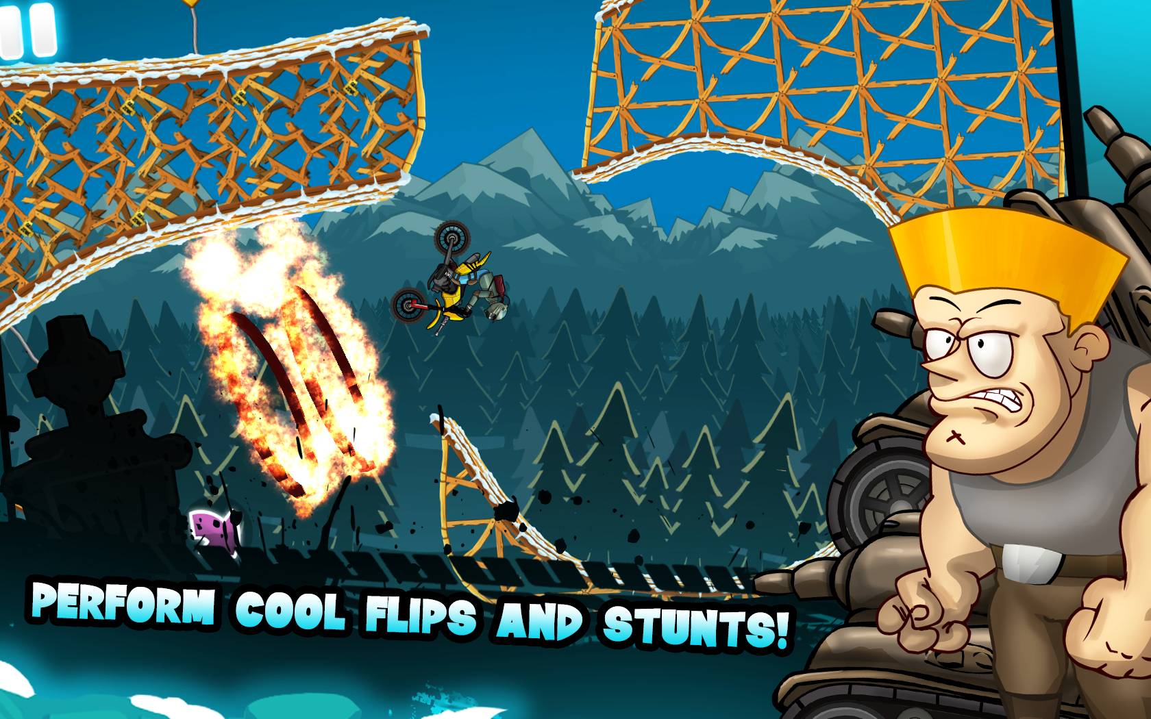 Zombie Shooter Motorcycle Race Game Screenshot