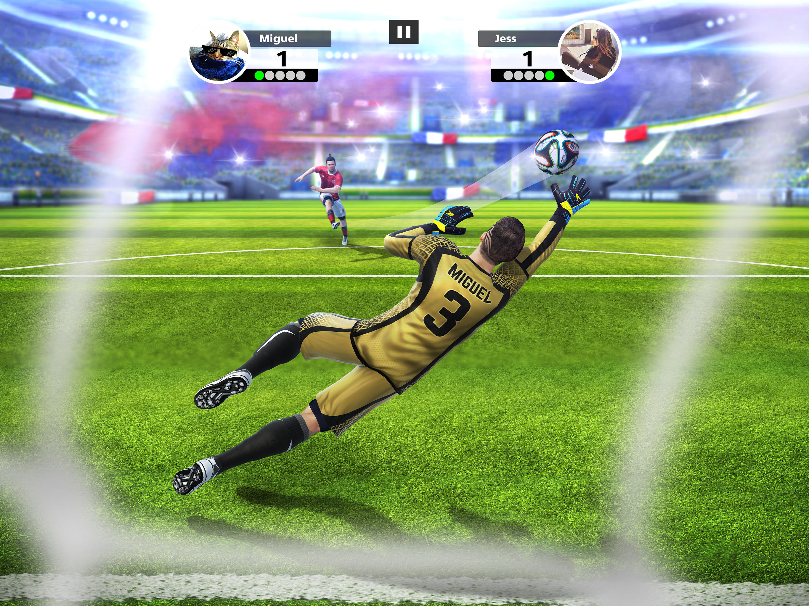 Captura de Tela do Jogo Football Strike: Online Soccer