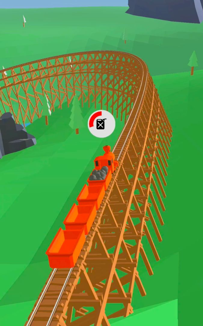 Off the Rails 3D screenshot game