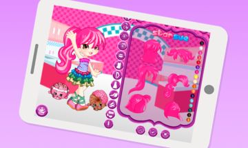Dress up Donatina Shopkins Game Screenshot