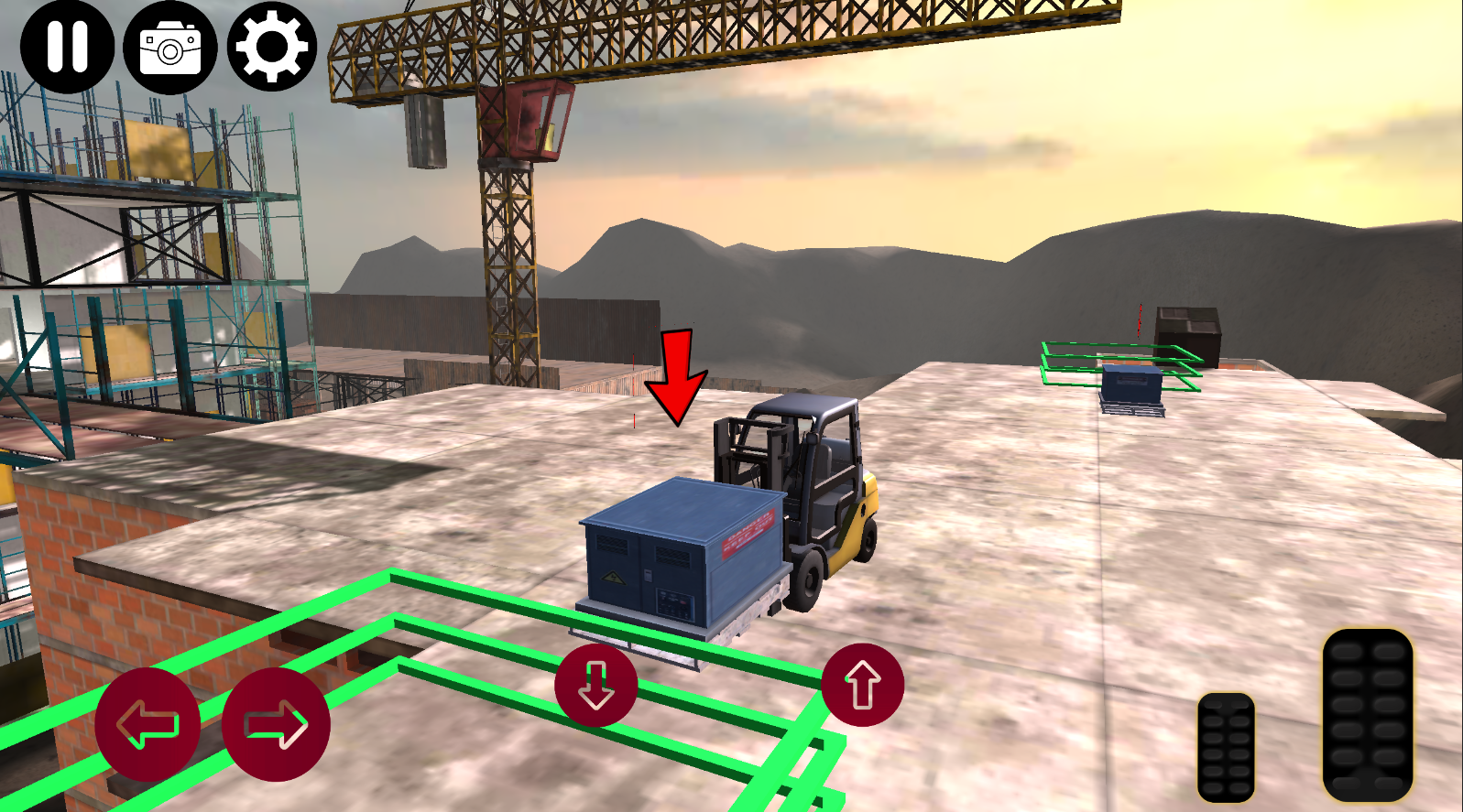 Forklift Driver Simulator Game Game Screenshot