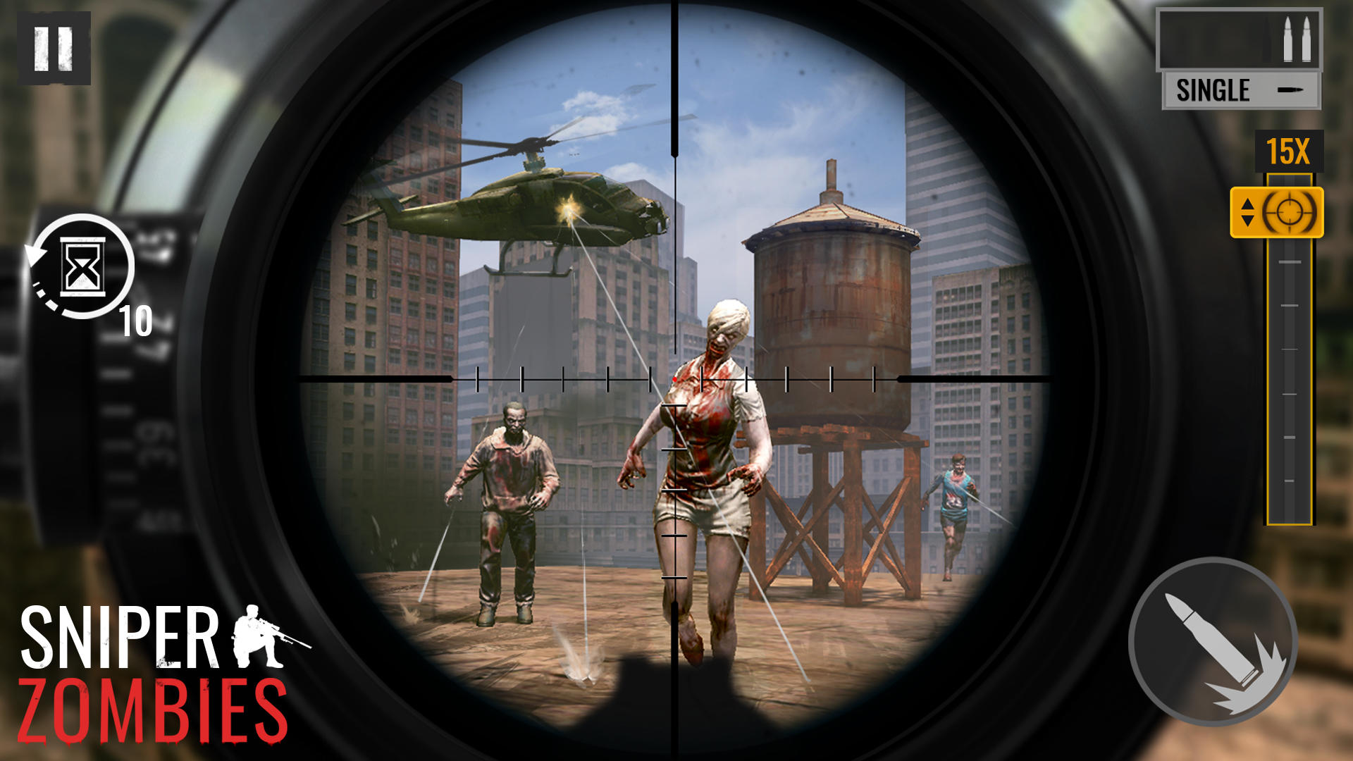 Sniper Zombies: Offline Games Game Screenshot