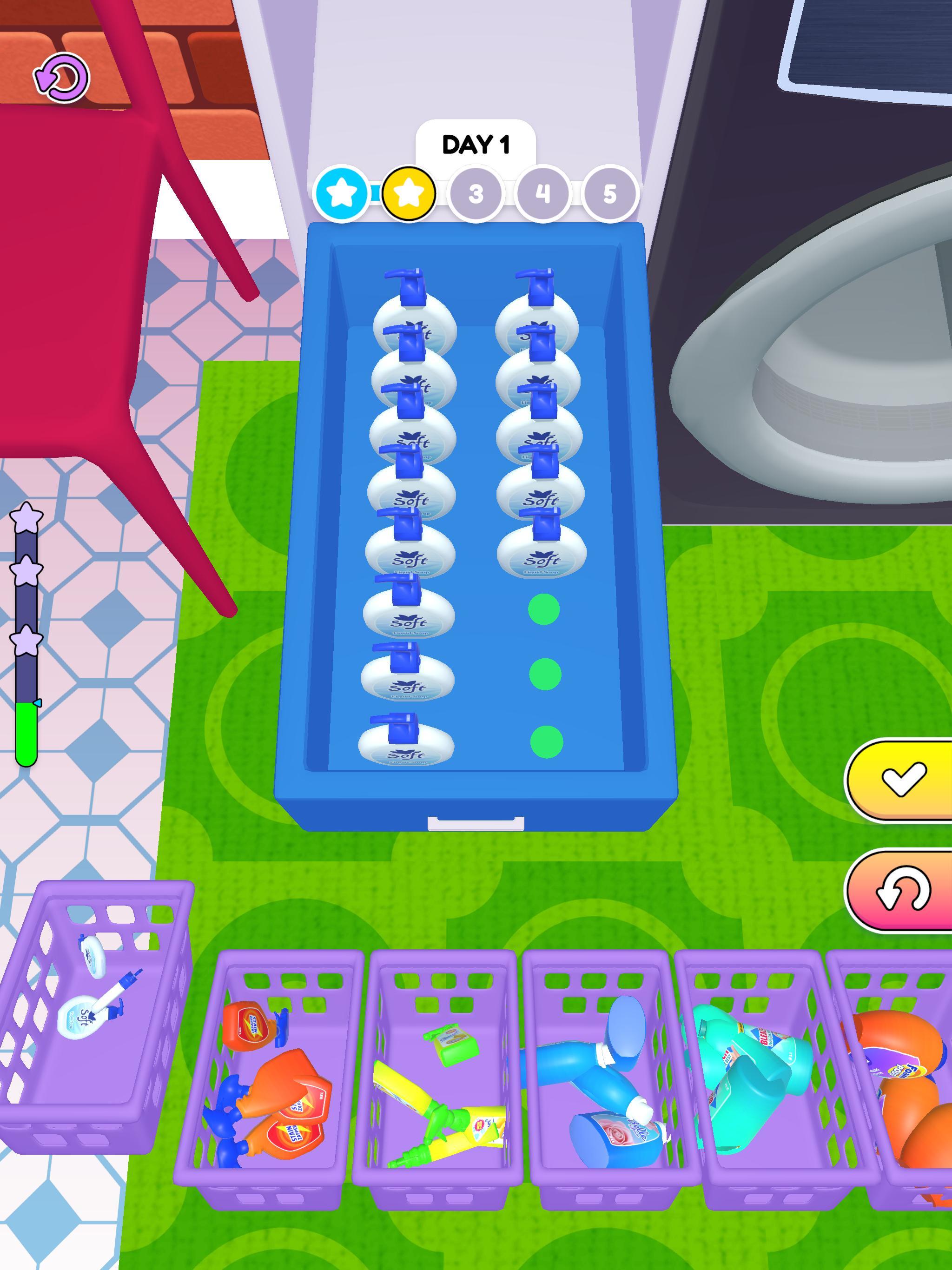 Cuplikan Layar Game Laundry Restock D.I.Y.