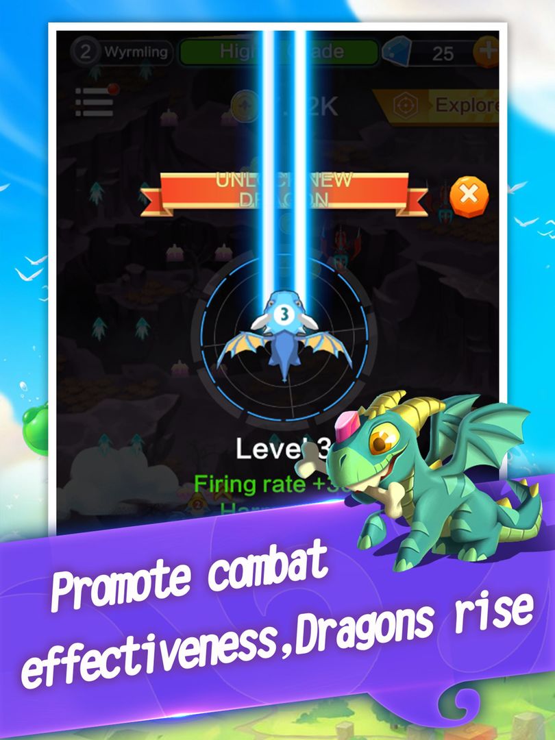 Screenshot of Dragon TD - evolution and protect your home