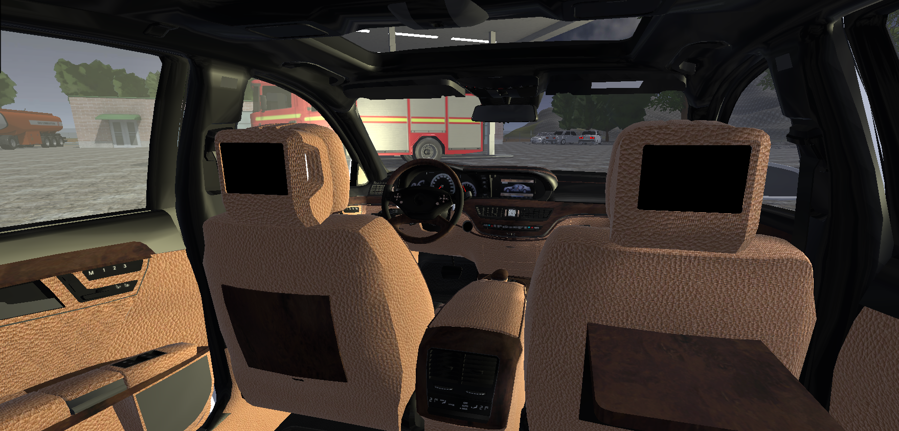 Mercedes Driving Simulator 게임 스크린 샷