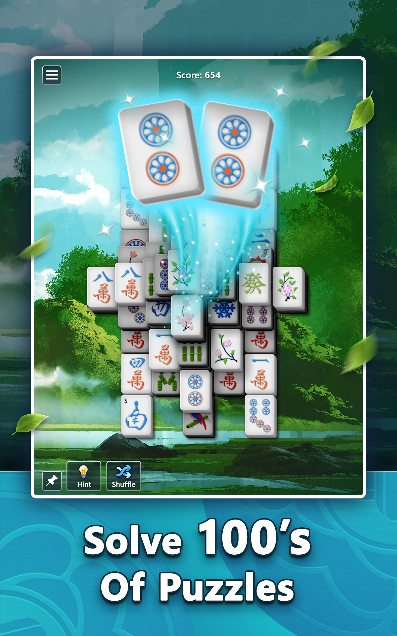 Screenshot 1 of Microsoft မှ Mahjong 4.4.6231.1