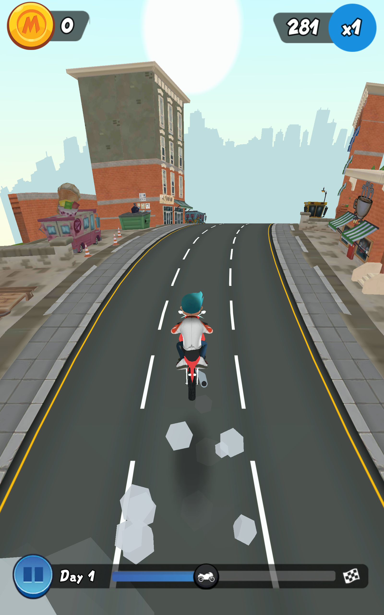 Moto Max: Endless Runner Game Screenshot