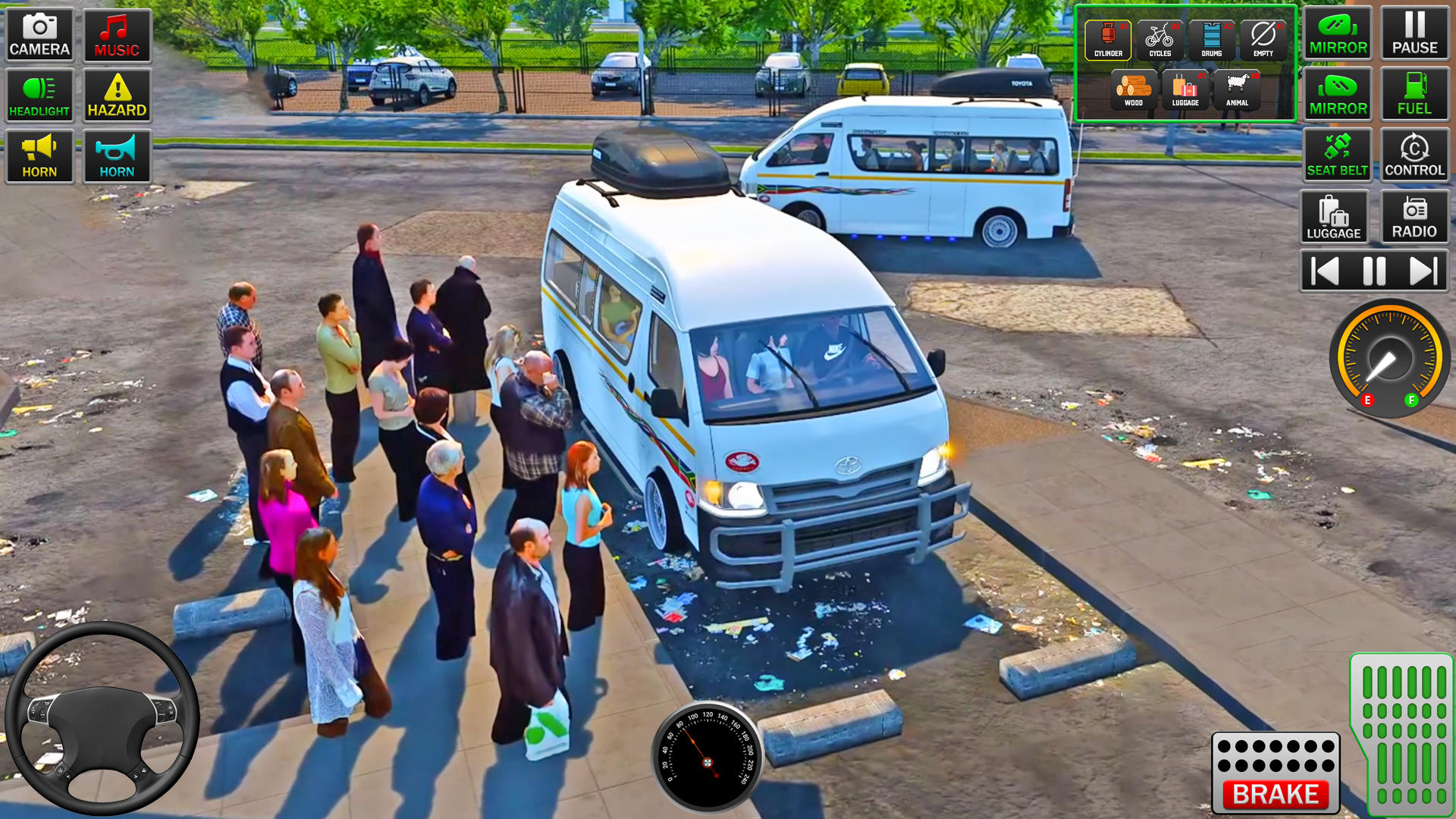 Captura de Tela do Jogo Dubai Van Simulator Van Games