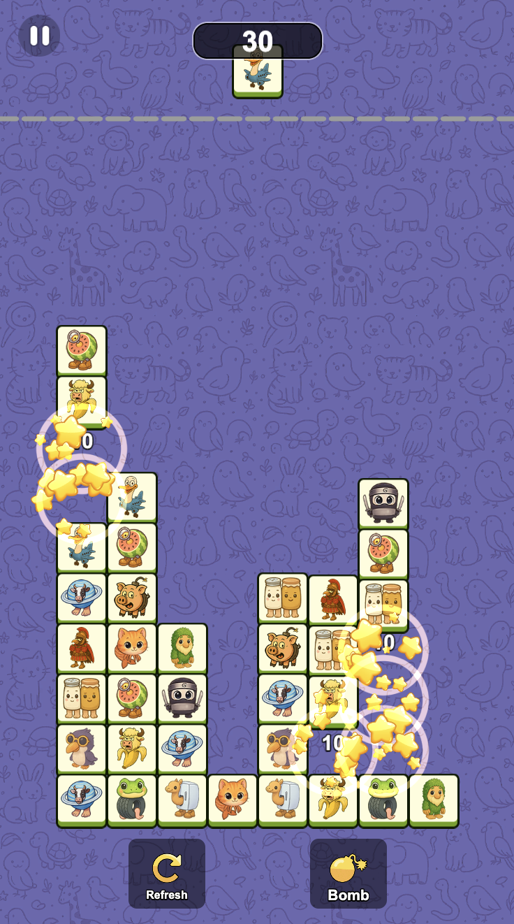 Animal Crush Game Screenshot