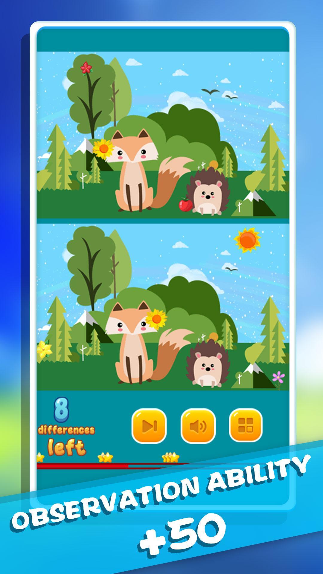 Spot 10 Differences Game Screenshot